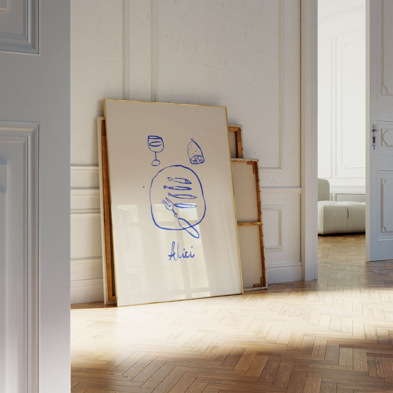 anna pepe, artist, contemporary art, printed wall art, framed prints, modern interior decor