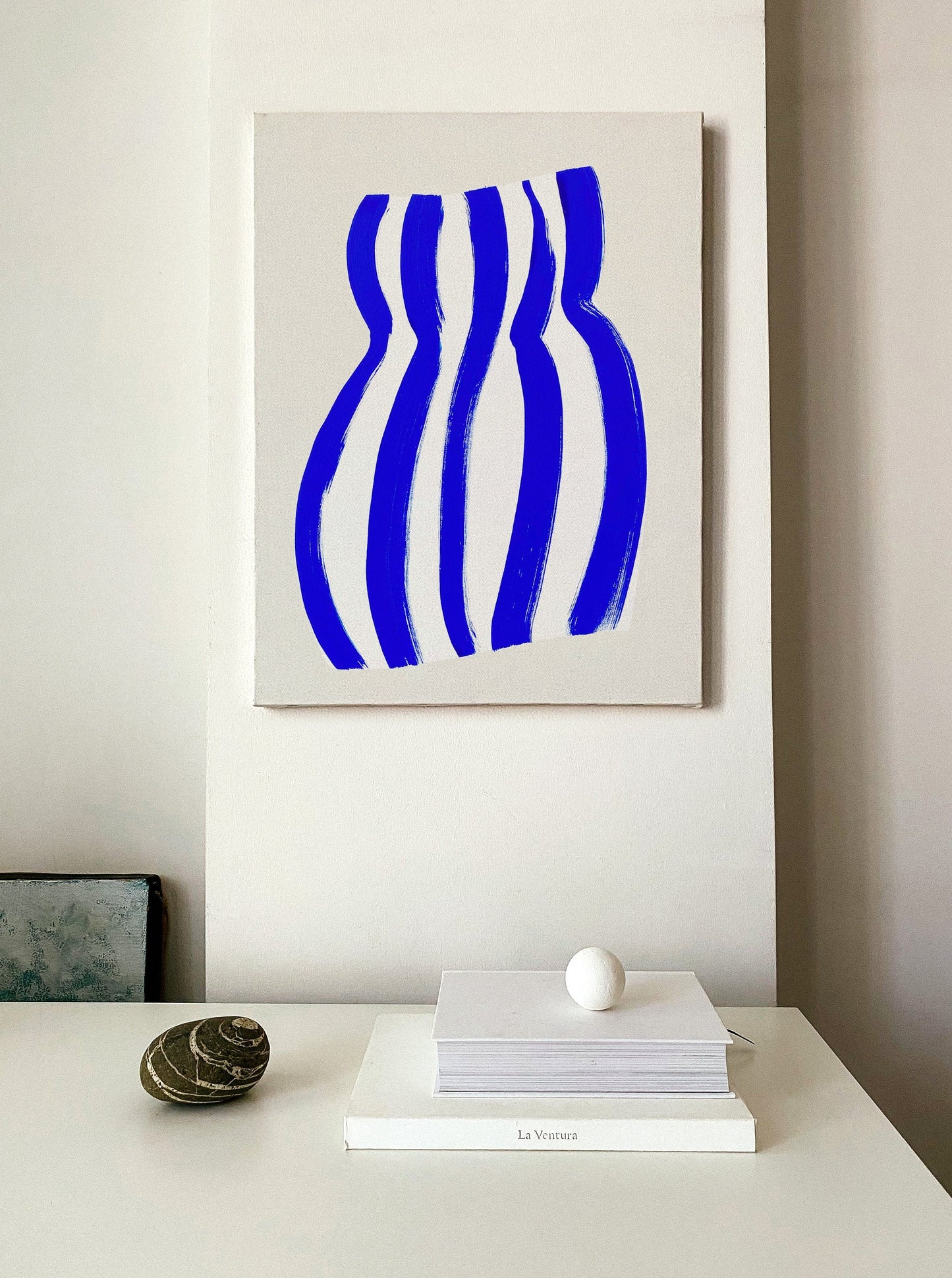 abstract painting, acrylic on canvas, contemporary collectible wall art, anna pepe, forn studio