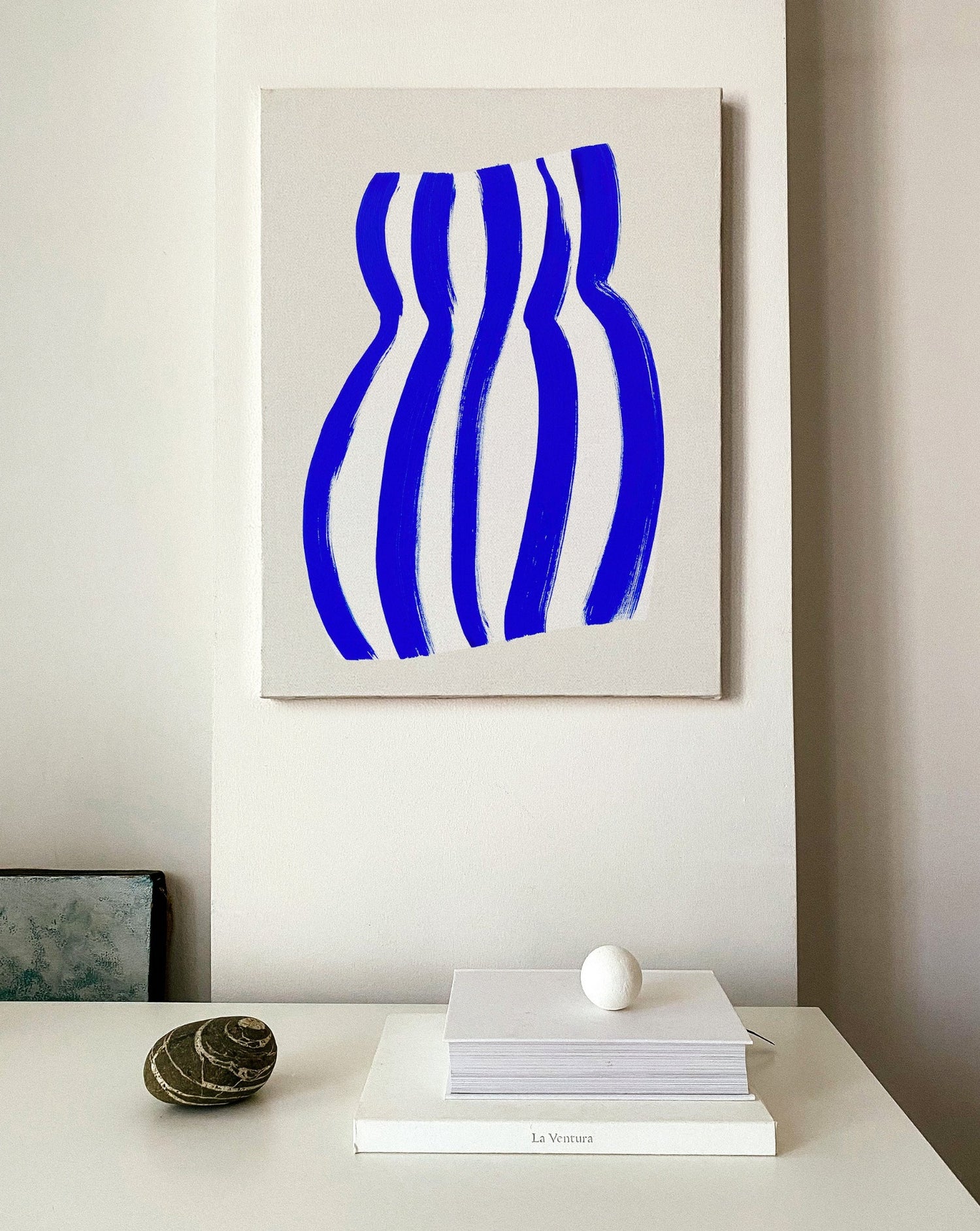 abstract painting, acrylic on canvas, contemporary collectible wall art, anna pepe, forn studio