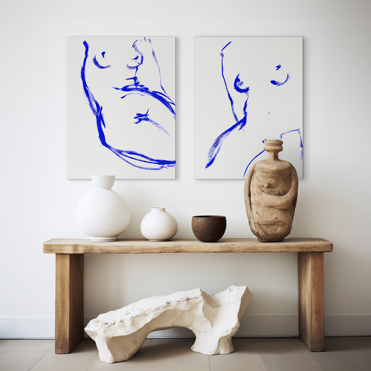 Female. Set, 24"x32"
