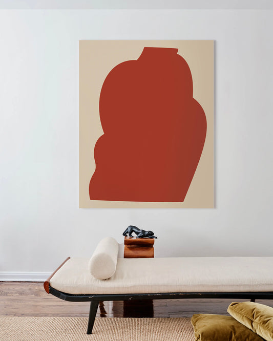 large canvas, acrylic on canvas, oversized wall art, abstract art, Anna Pepe, forn Studio