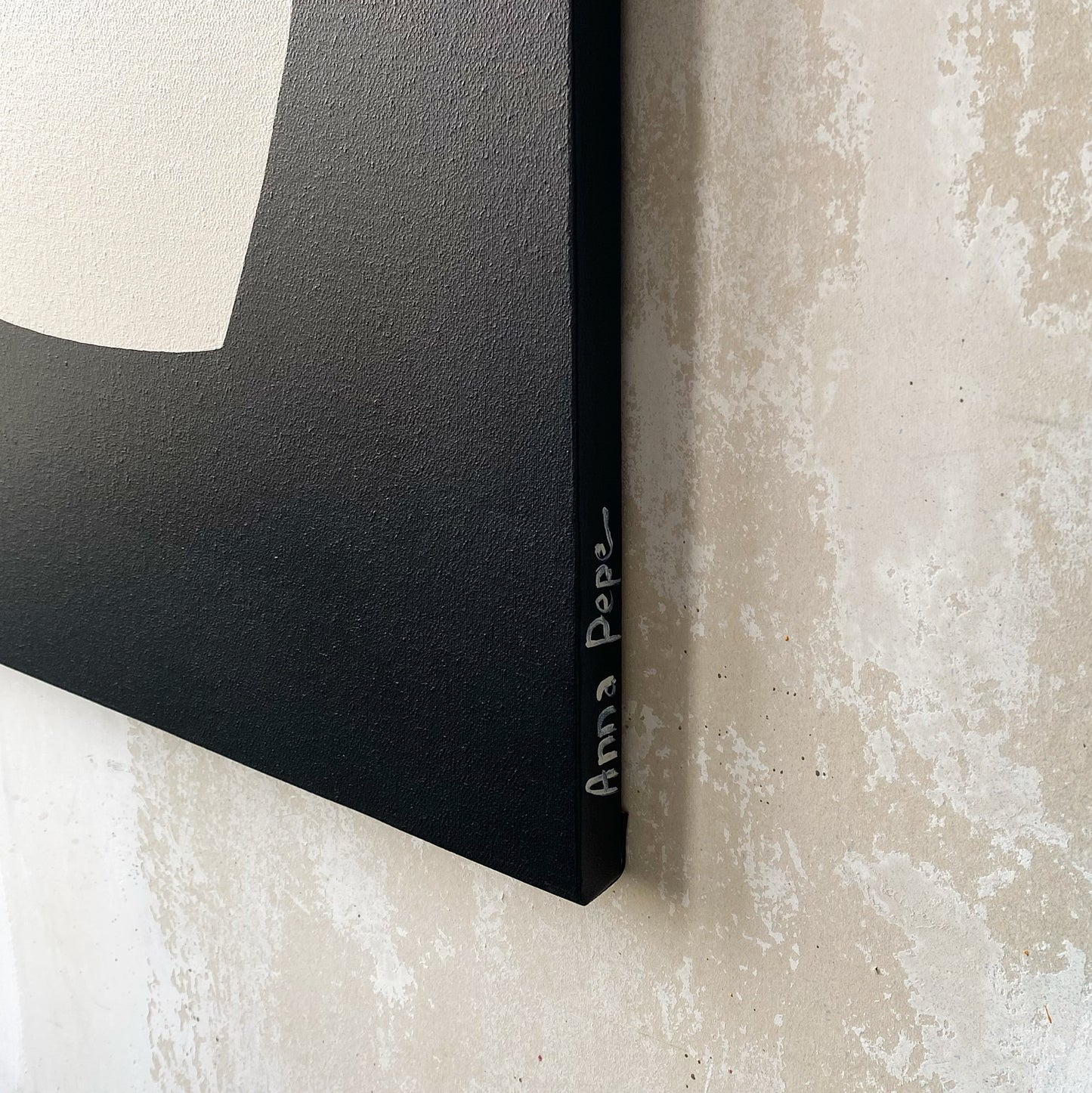 Anna Pepe, abstract wall art, forn studio