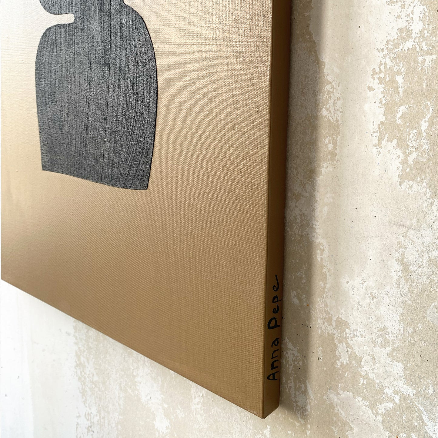 Anna Pepe, abstract wall art, forn studio