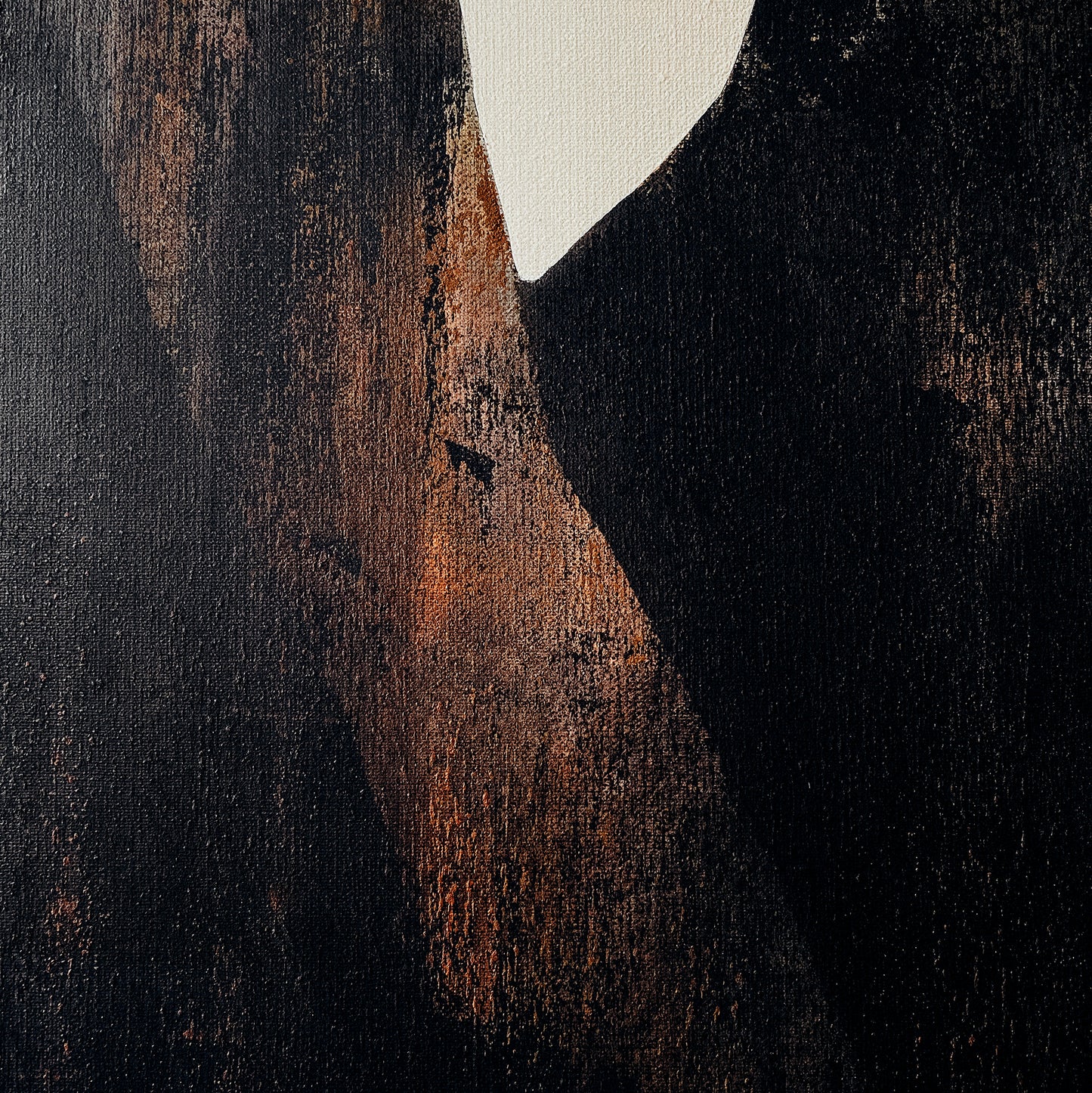 large canvas, acrylic on canvas, oversized wall art, abstract art, Anna Pepe, forn Studio