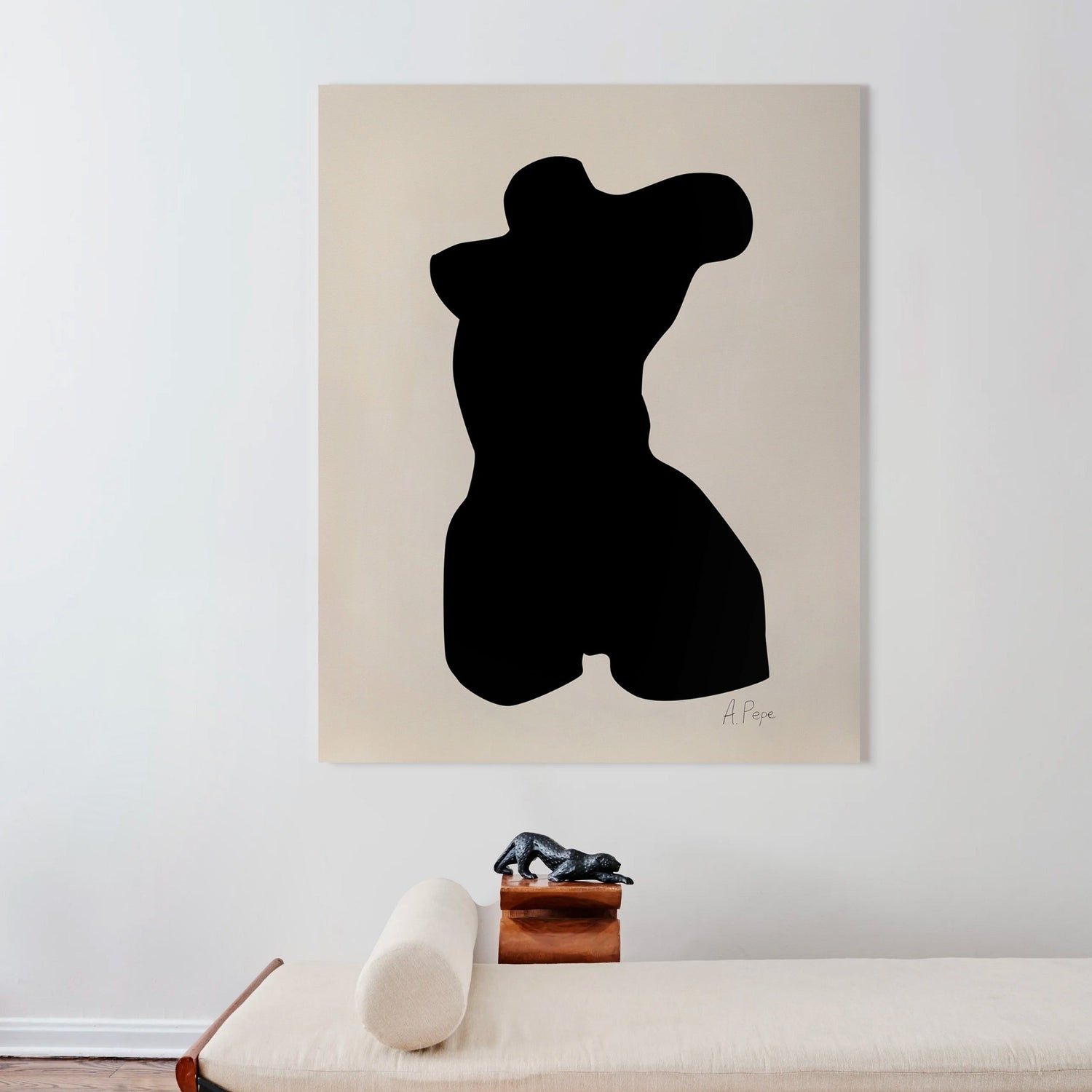 arge canvas, acrylic on canvas, oversized wall art, abstract art, Anna Pepe, forn Studio