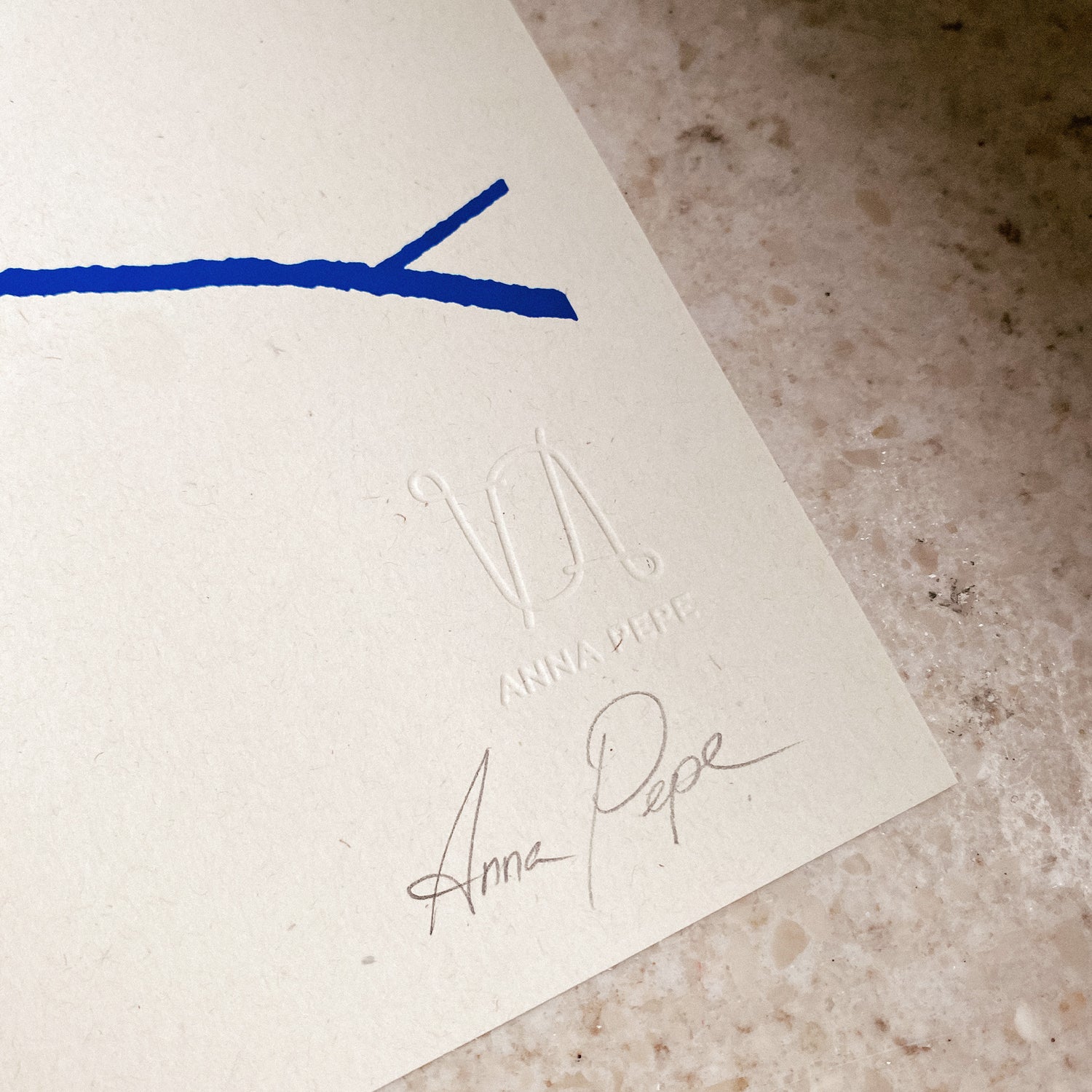 limited edition screen print, anna pepe, forn studio