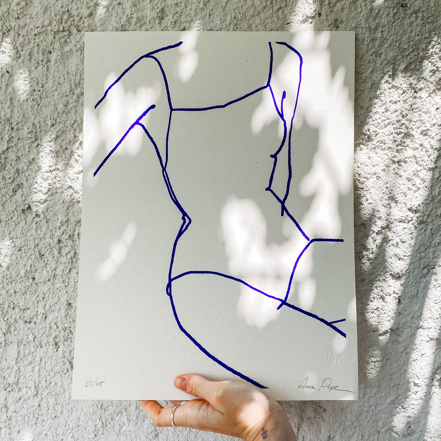 limited edition screen print, anna pepe, forn studio