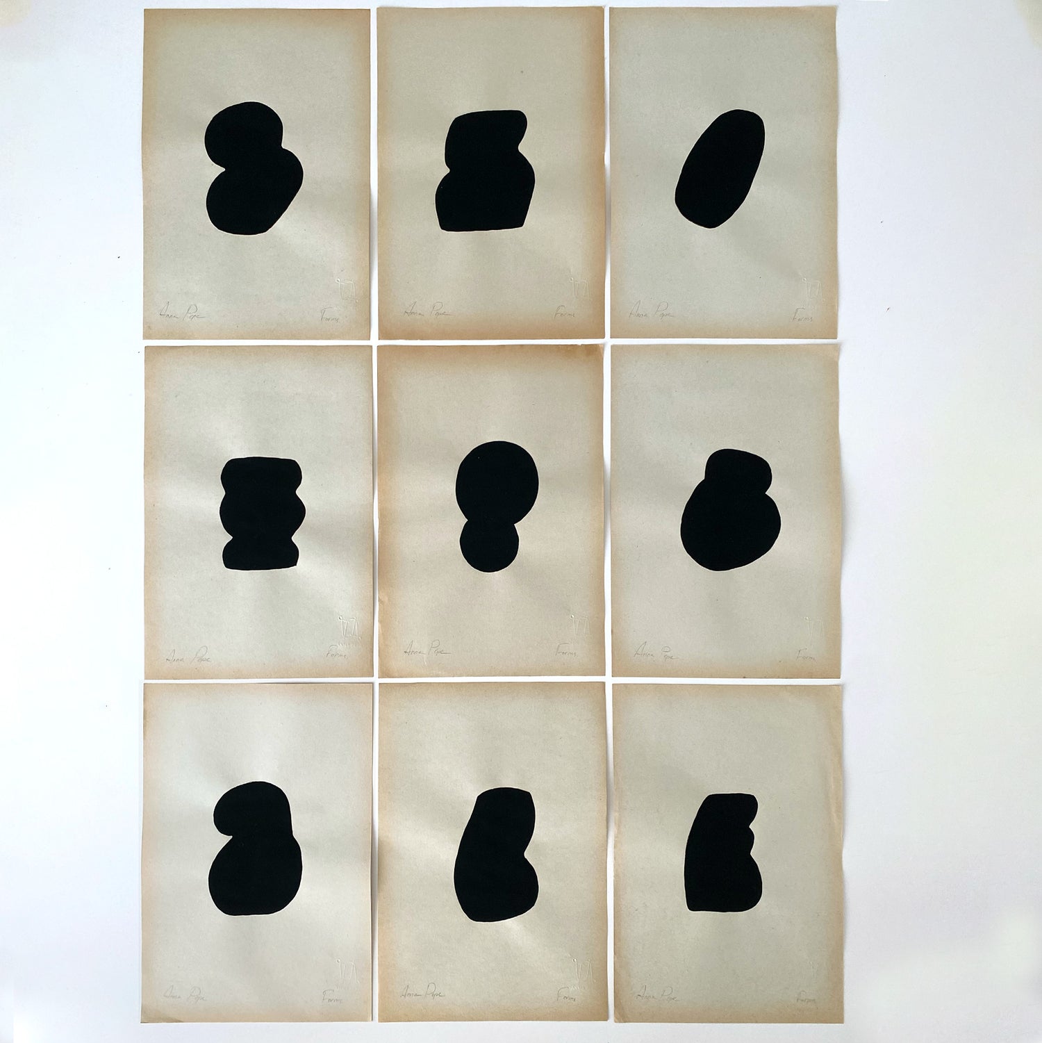 Anna Pepe, forn Studio, abstract wall art, vintage paper