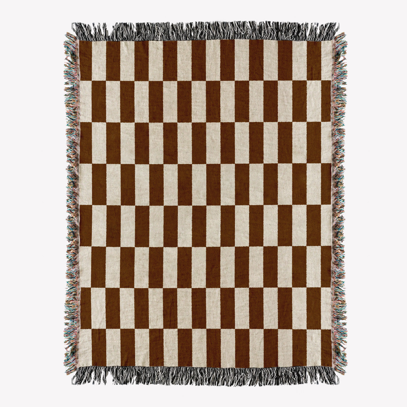 Woven throw, cotton plaid, decor, blanket, living room home decor, checkers, checkerboard, chequers