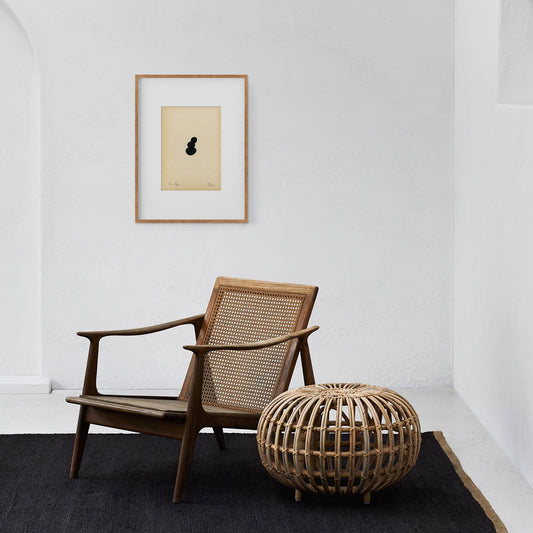 Figures. 01 - Ink drawing on vintage paper Anna Pepe x forn Studio