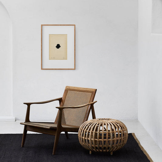 Figures. 07 - Ink drawing on vintage paper Anna Pepe x forn Studio