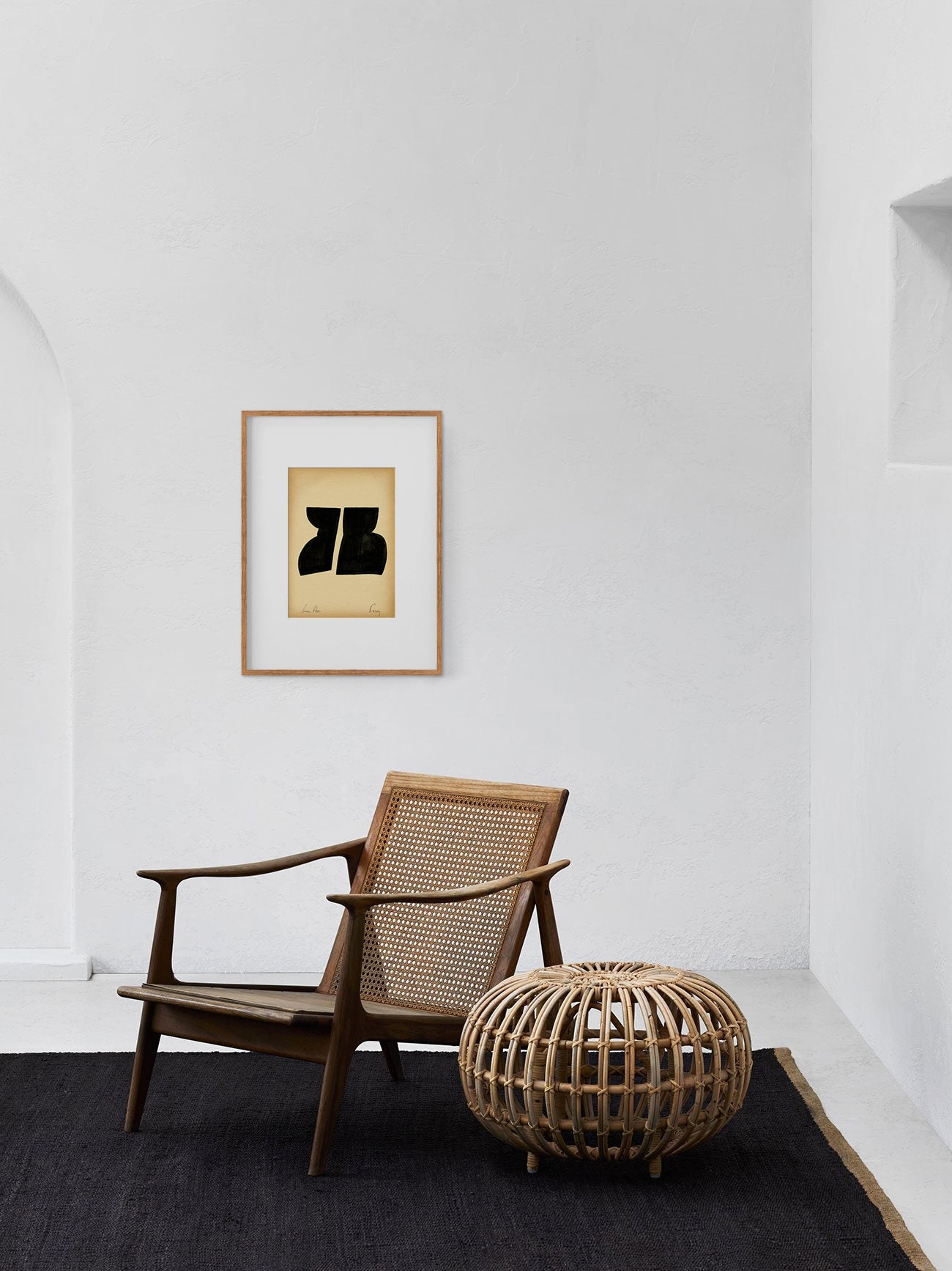 original painting, vintage paper, wall art, anna pepe, forn studio