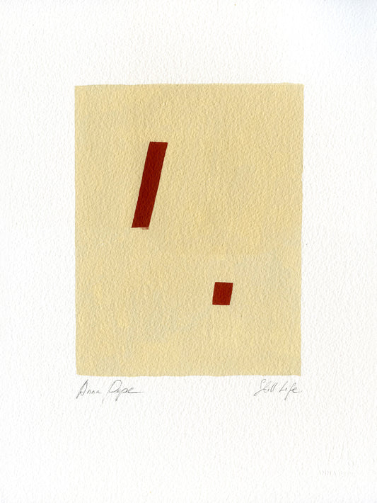 Still Life. 01 - Gouache painting on paper Anna Pepe x forn Studio