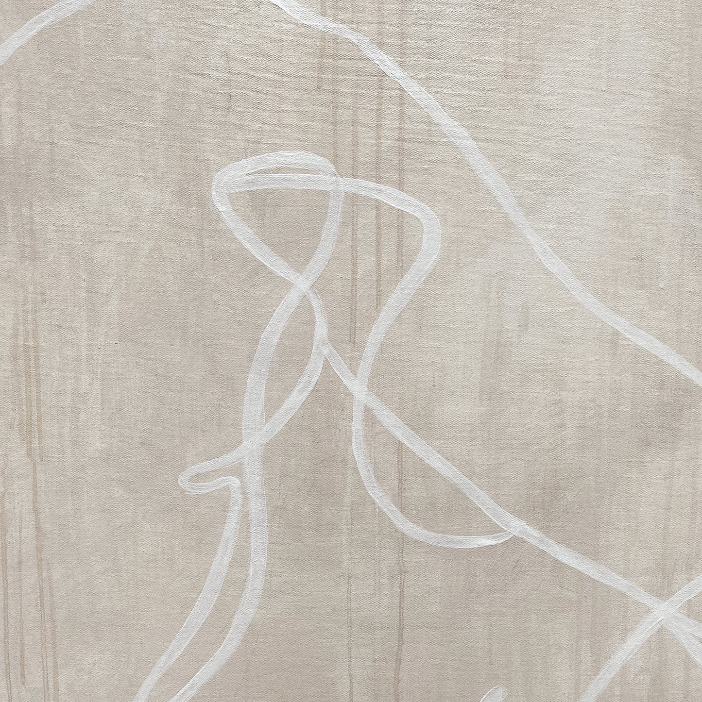 large canvas, acrylic on canvas, oversized wall art, abstract art, Anna Pepe, forn Studio
