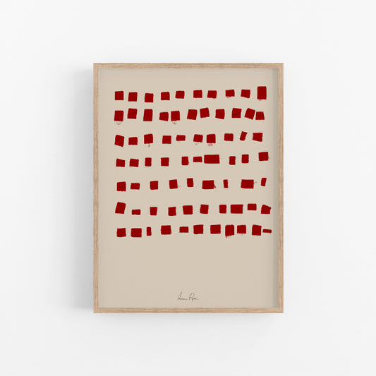 anna pepe, artist, contemporary art, printed wall art, framed prints, modern interior decor
