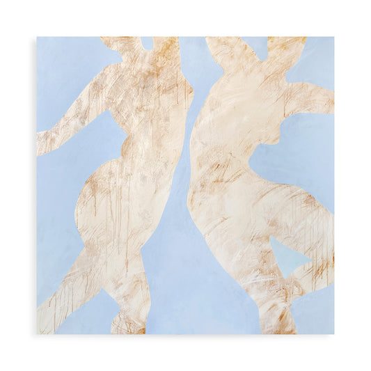 large canvas, acrylic on canvas, oversized wall art, abstract art, Anna Pepe, forn Studio