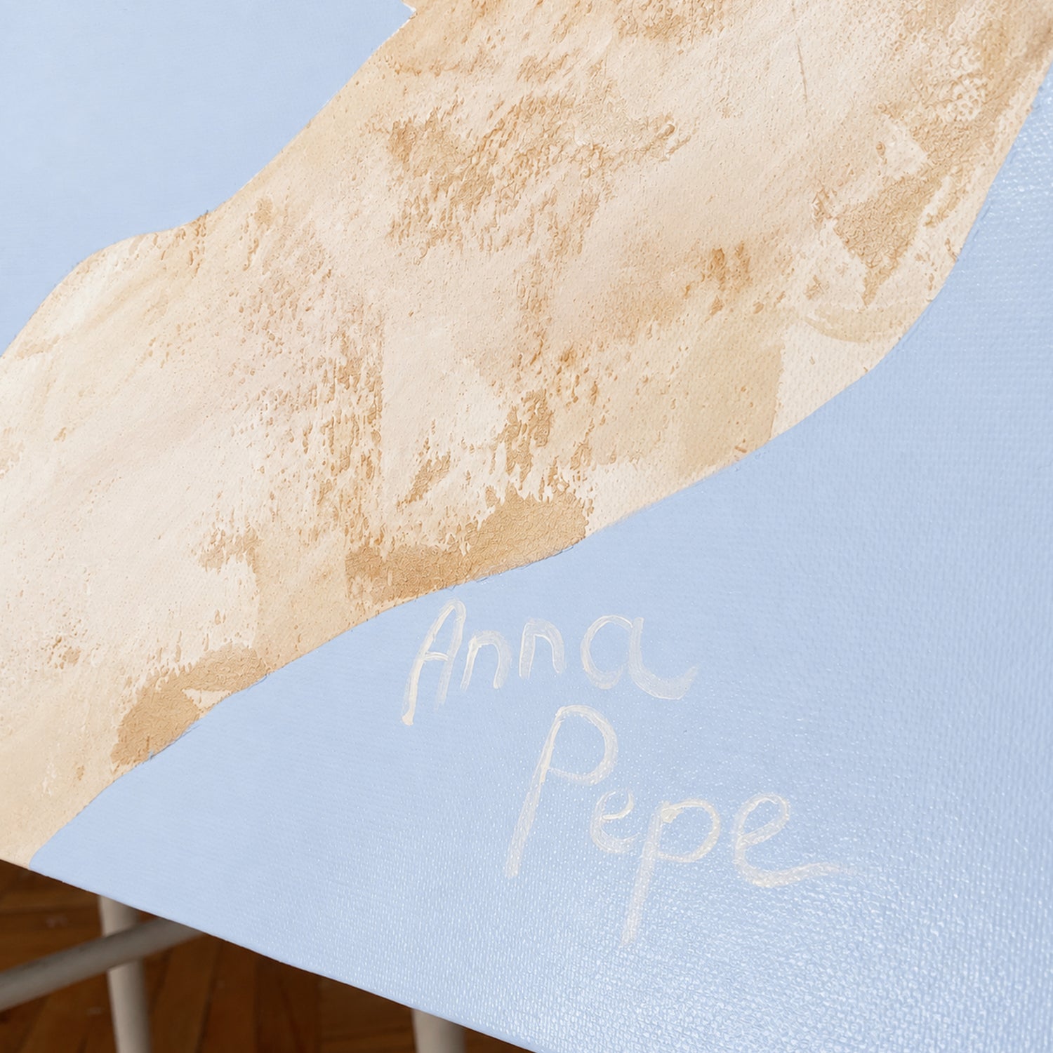 large canvas, acrylic on canvas, oversized wall art, abstract art, Anna Pepe, forn Studio