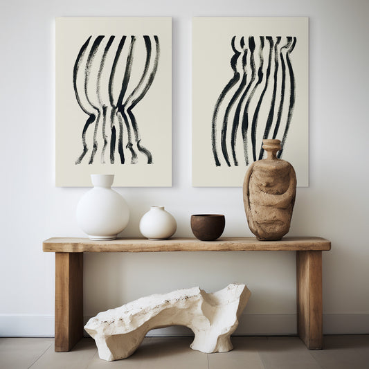 large canvas, acrylic on canvas, oversized wall art, abstract art, Anna Pepe, forn Studio