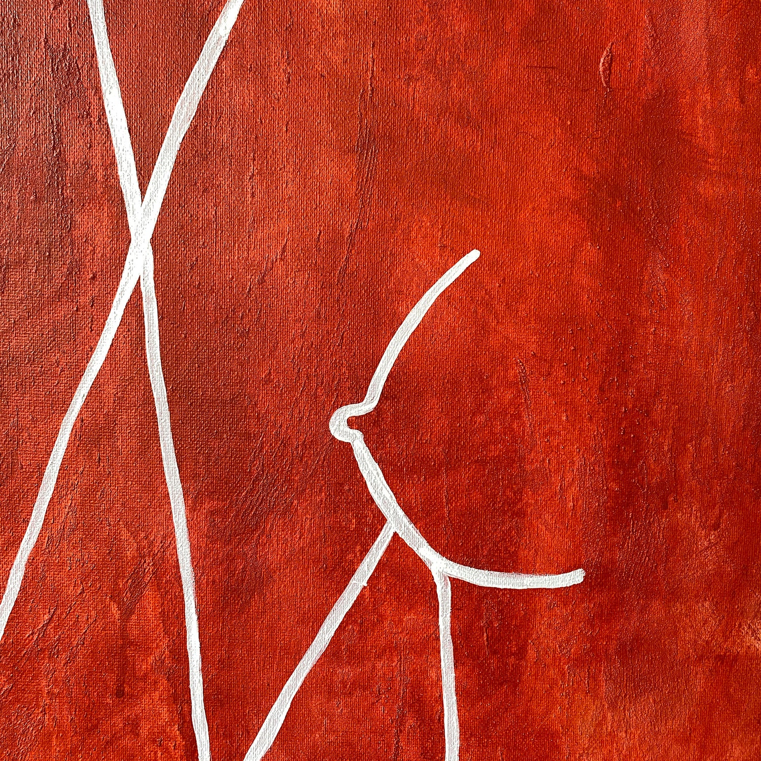 anna pepe, abstract canvas art, female art, living room decor, collectible art, forn studio