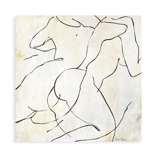 large canvas, acrylic on canvas, oversized wall art, abstract art, Anna Pepe, forn Studio