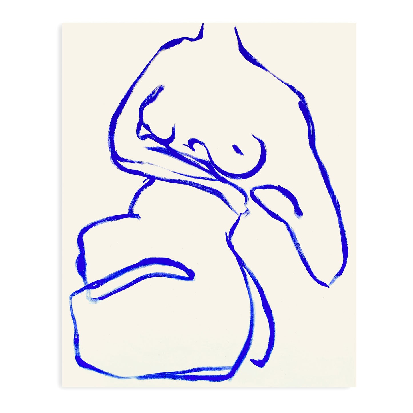 large canvas, acrylic on canvas, oversized wall art, abstract art, Anna Pepe, forn Studio