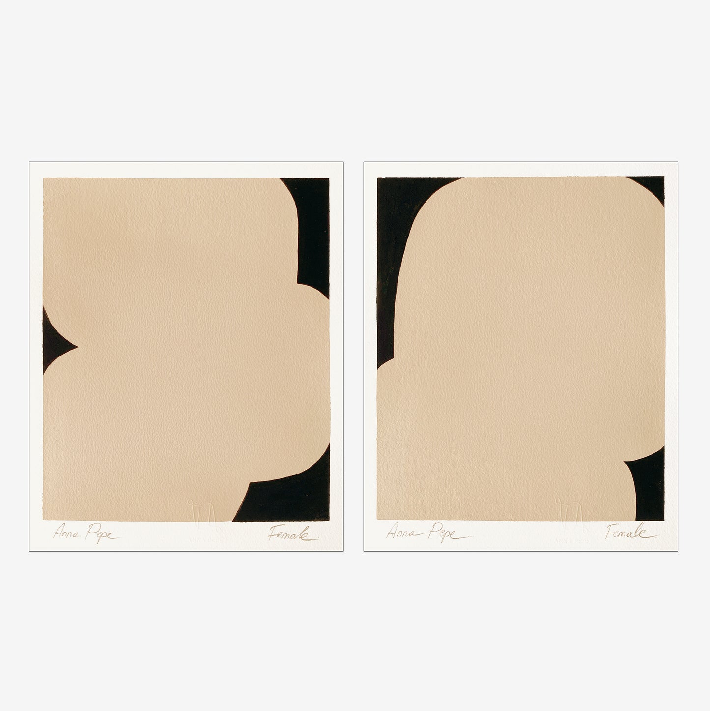 painting on paper, anna pepe artist, collectible wall art, forn studio
