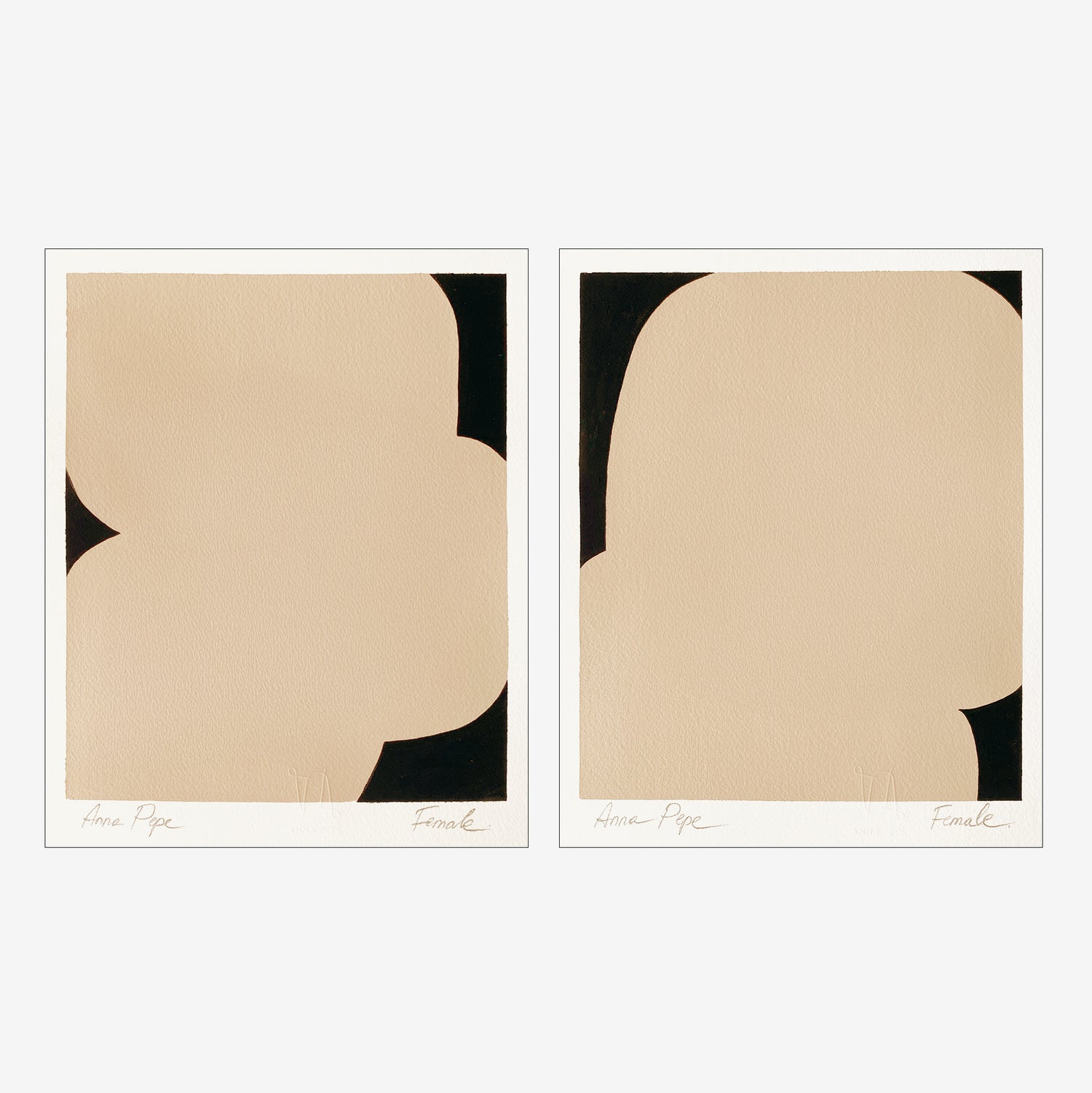 painting on paper, anna pepe artist, collectible wall art, forn studio
