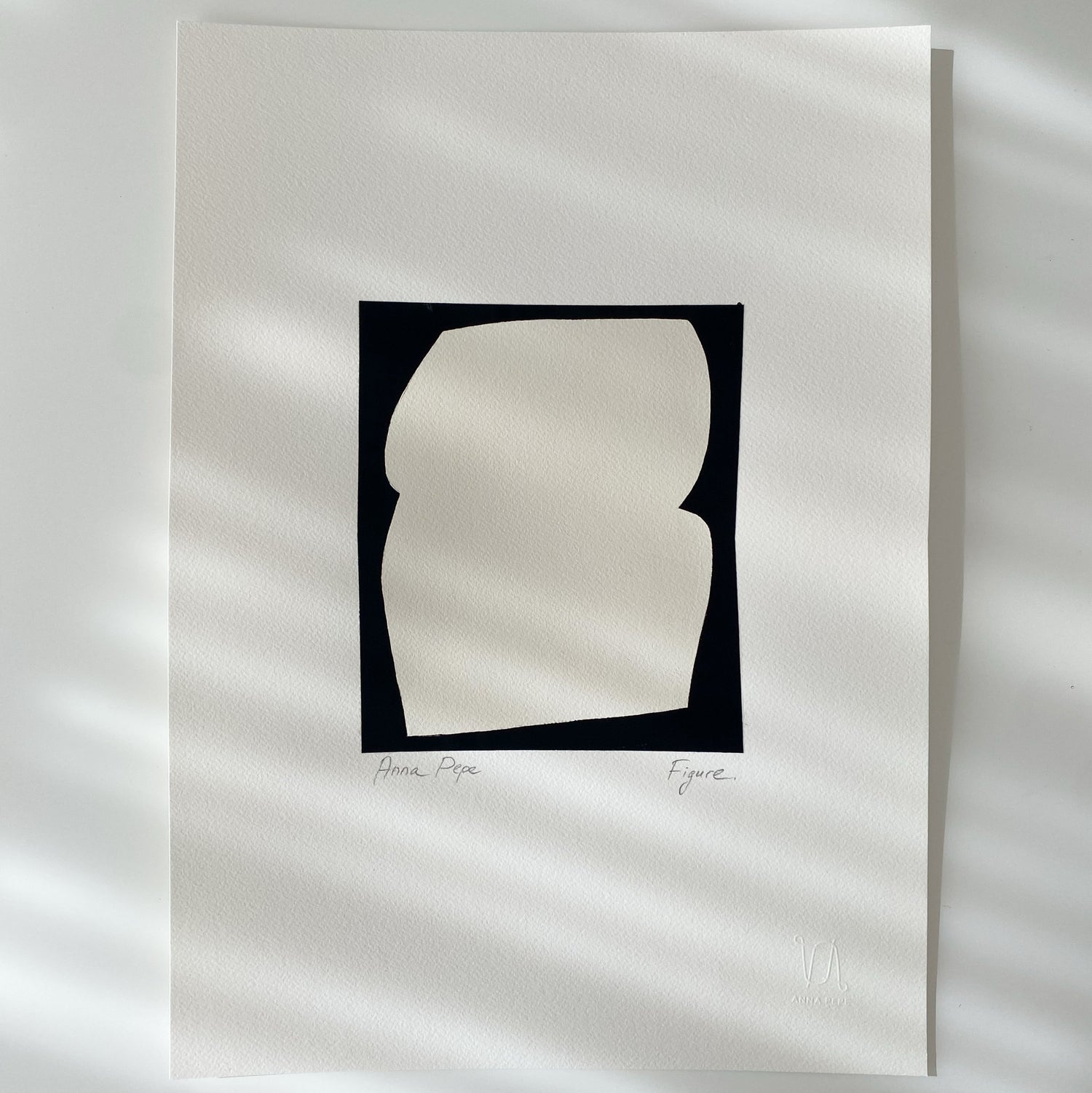 artist anna pepe, forn studio, abstract painting, small art work, female abstract form