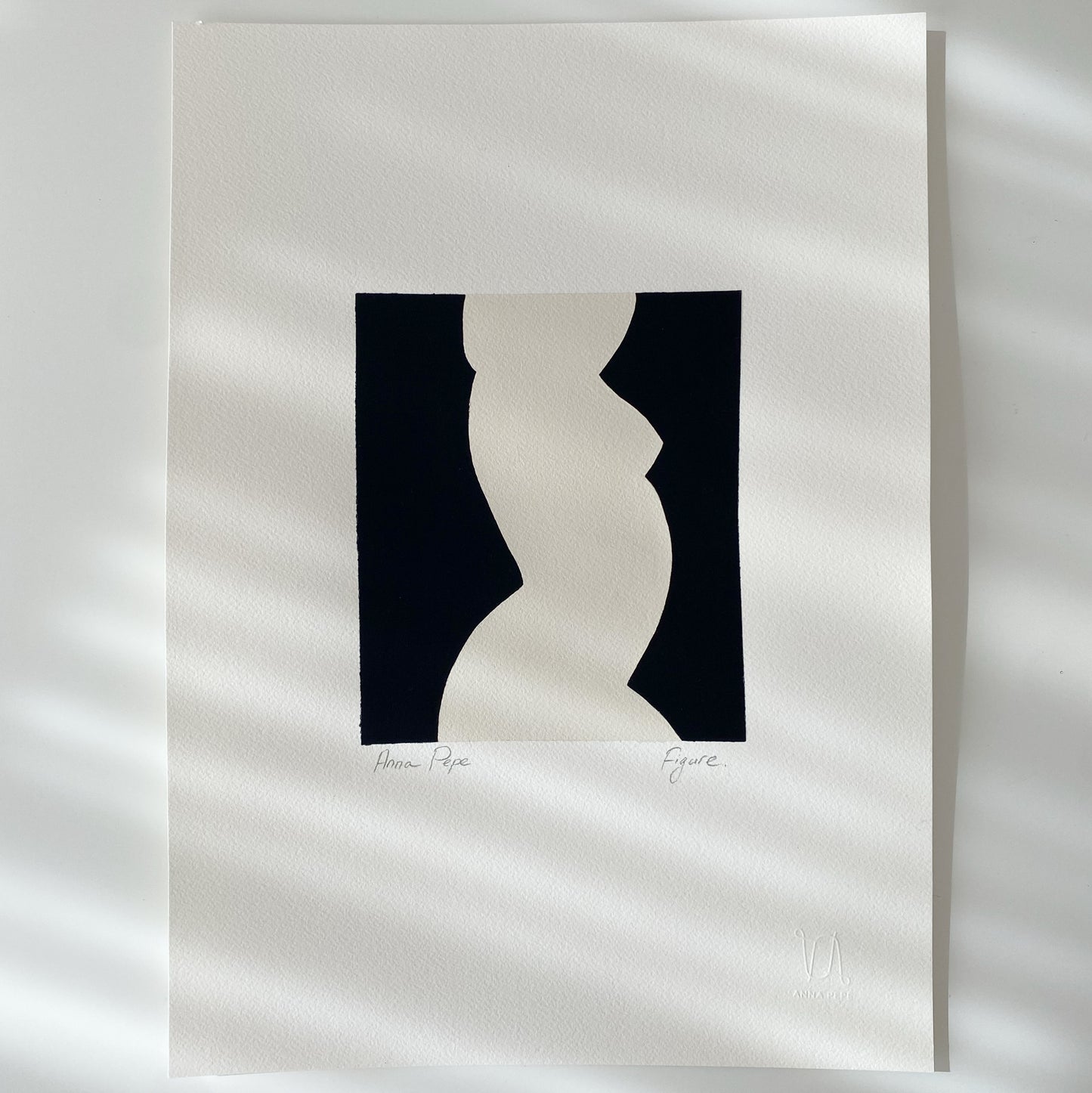 artist anna pepe, forn studio, abstract painting, small art work, female abstract form
