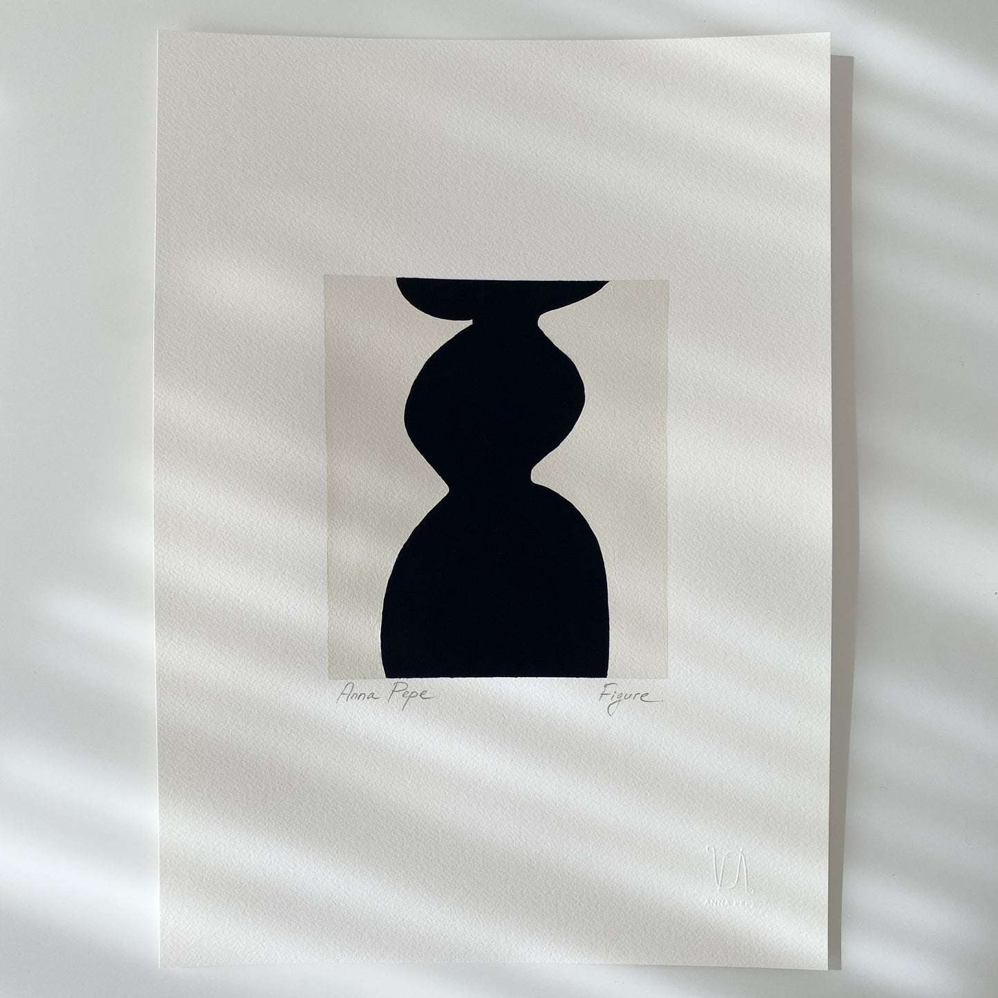 artist anna pepe, forn studio, abstract painting, small art work, female abstract form