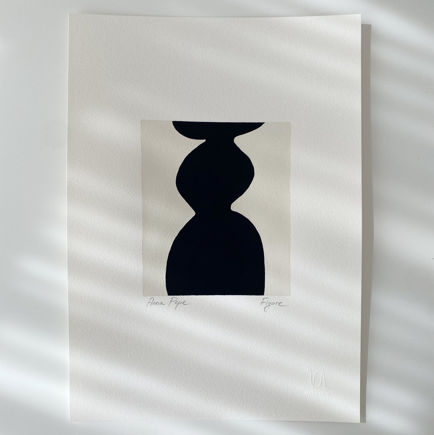 artist anna pepe, forn studio, abstract painting, small art work, female abstract form