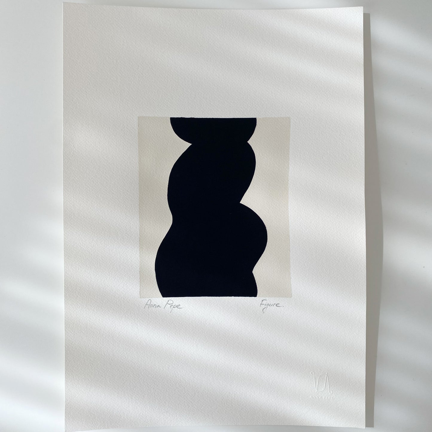 artist anna pepe, forn studio, abstract painting, small art work, female abstract form