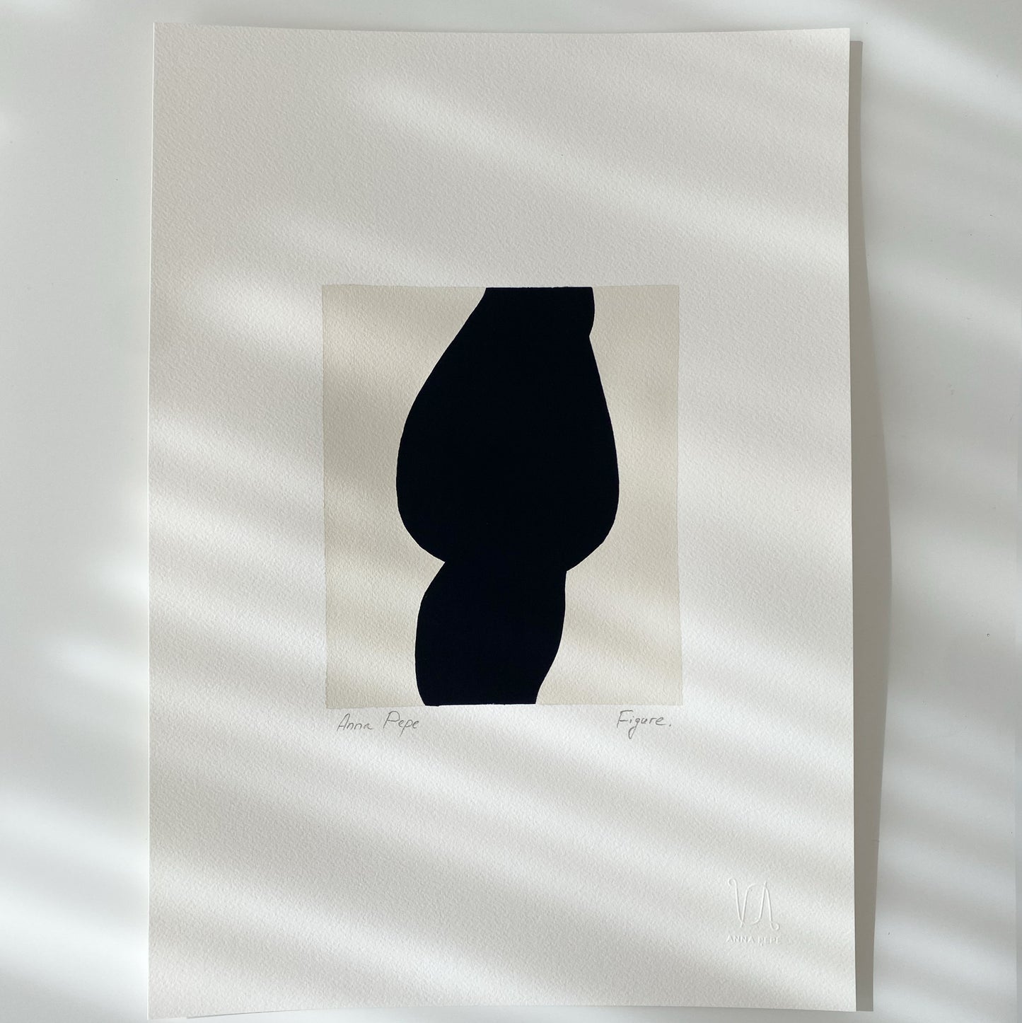 artist anna pepe, forn studio, abstract painting, small art work, female abstract form