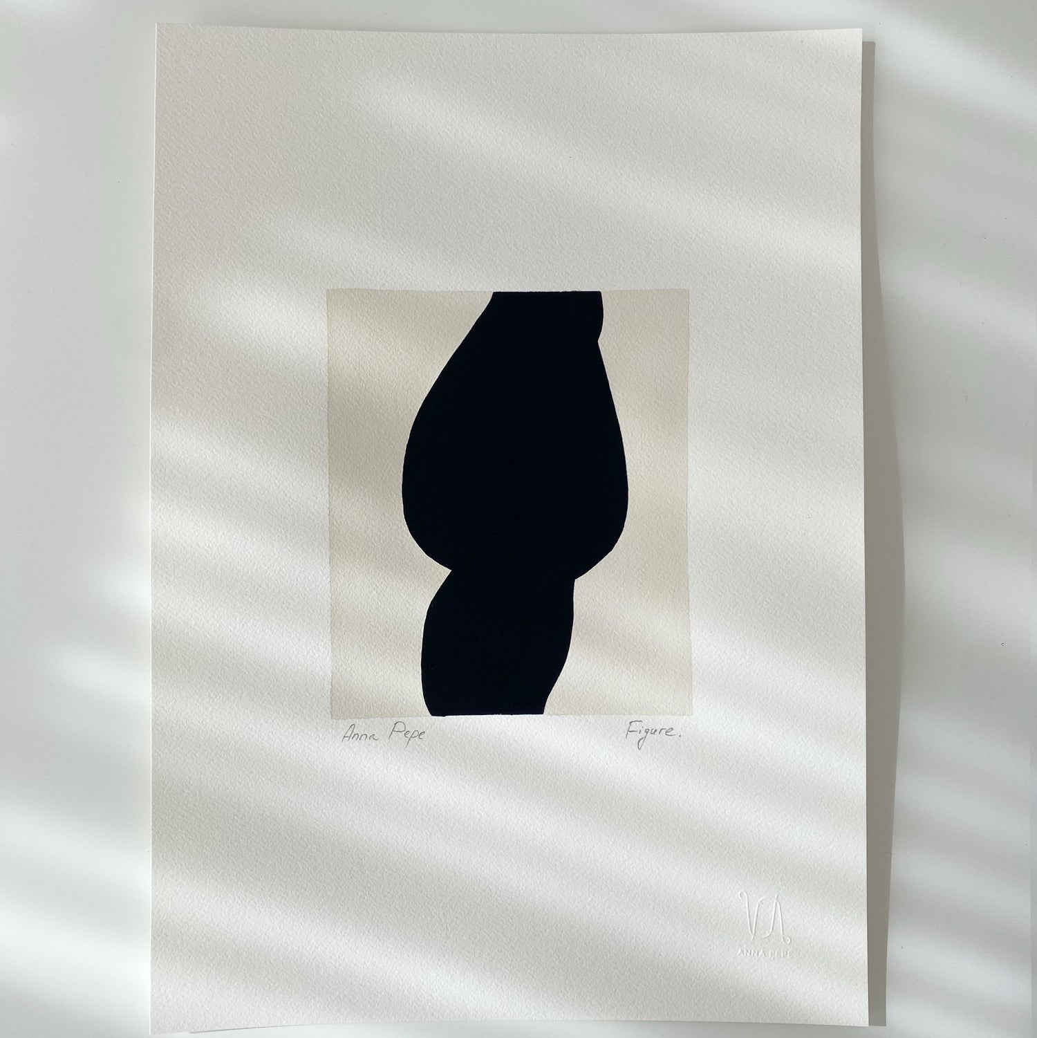 artist anna pepe, forn studio, abstract painting, small art work, female abstract form