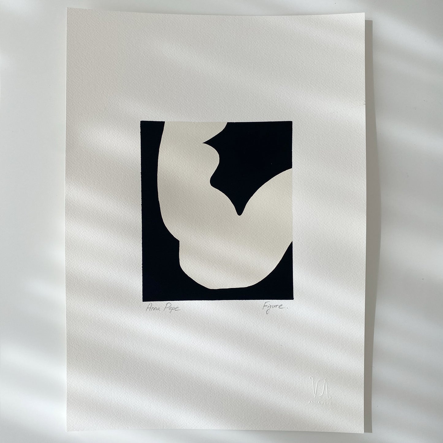 artist anna pepe, forn studio, abstract painting, small art work, female abstract form