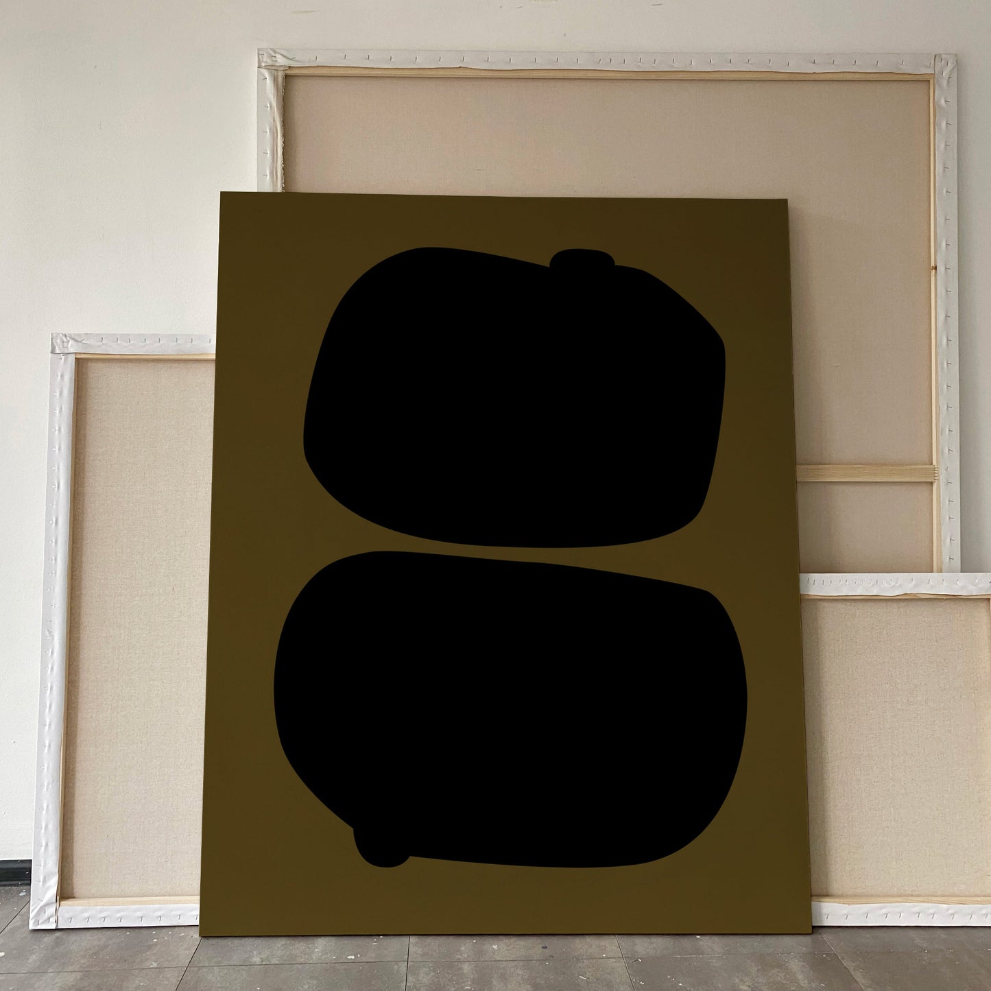 large canvas, acrylic on canvas, oversized wall art, abstract art, Anna Pepe, forn Studio