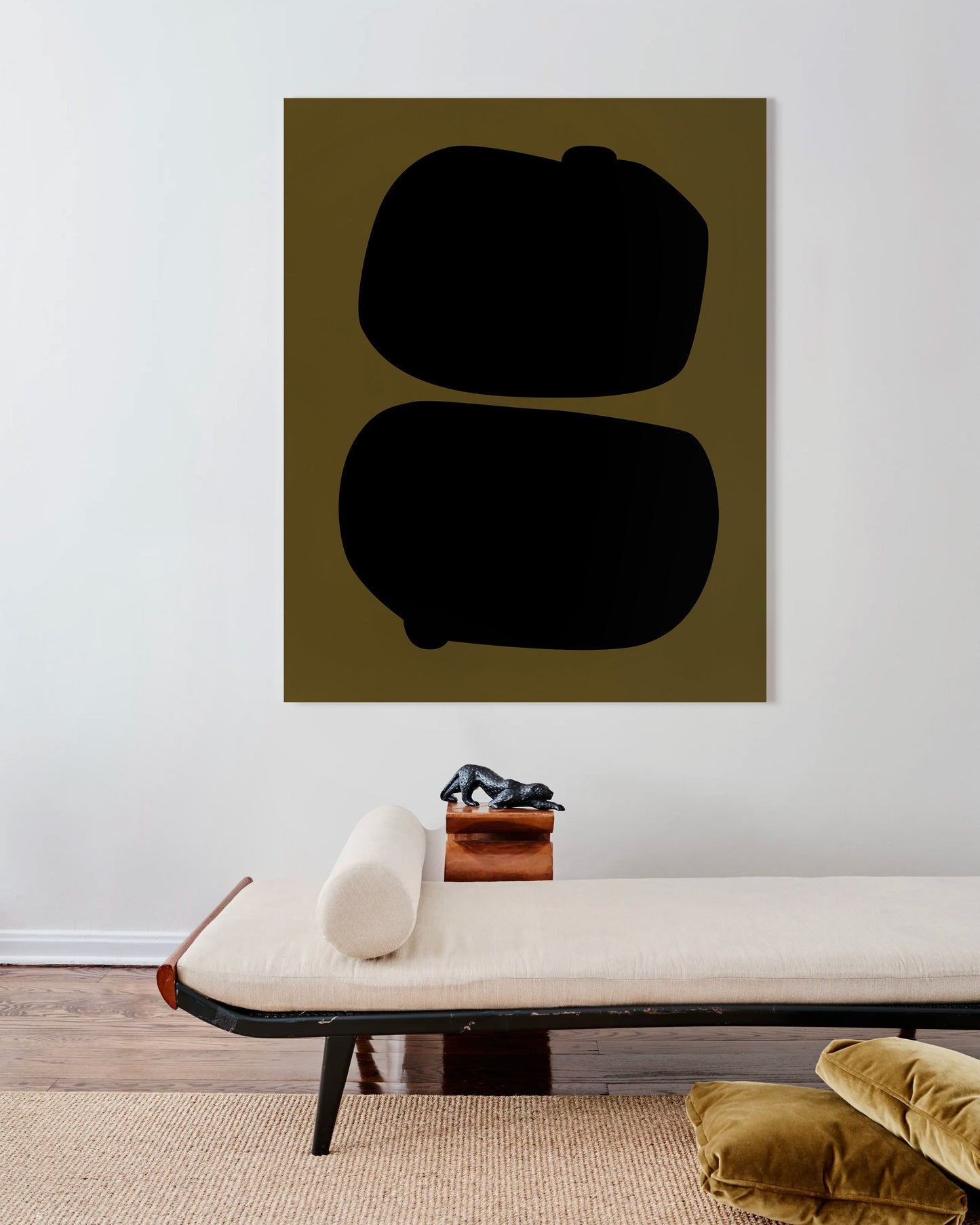 large canvas, acrylic on canvas, oversized wall art, abstract art, Anna Pepe, forn Studio