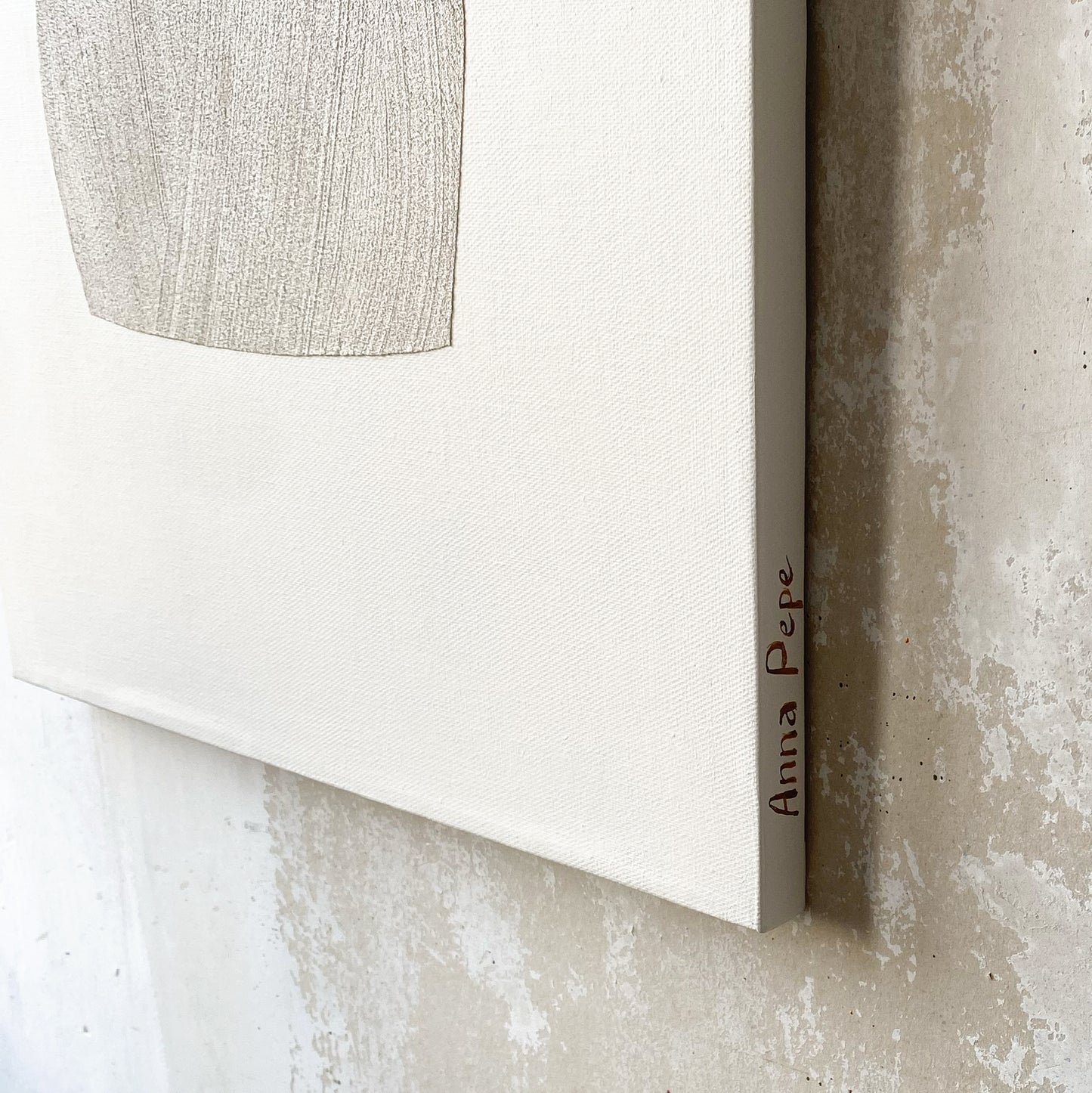 Anna Pepe, abstract wall art, forn studio