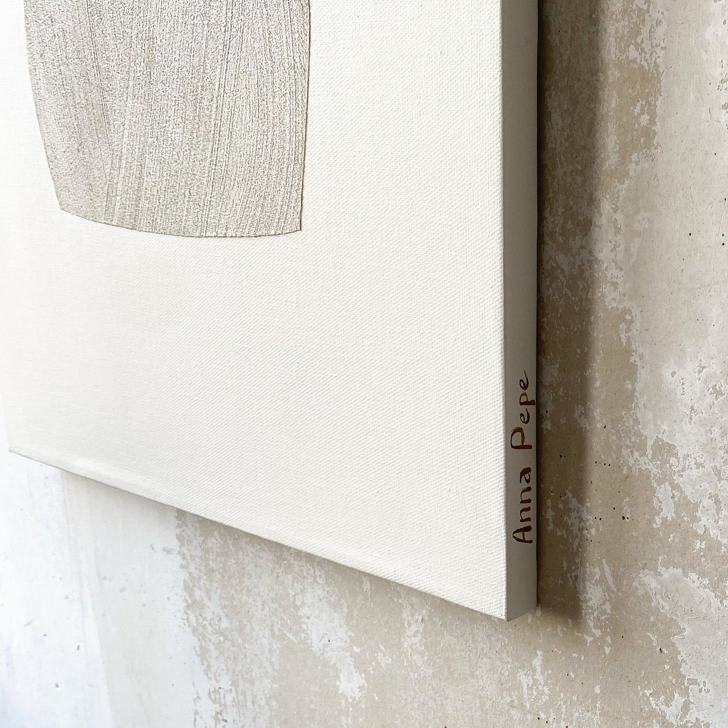 Anna Pepe, abstract wall art, forn studio