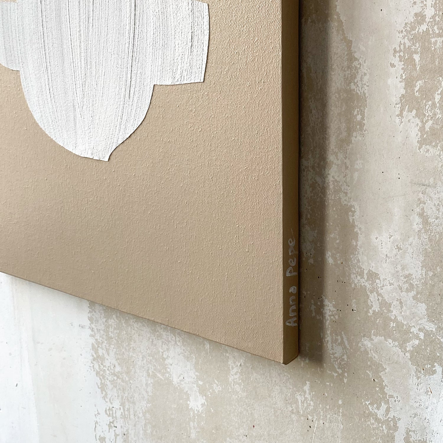 Anna Pepe, abstract wall art, forn studio