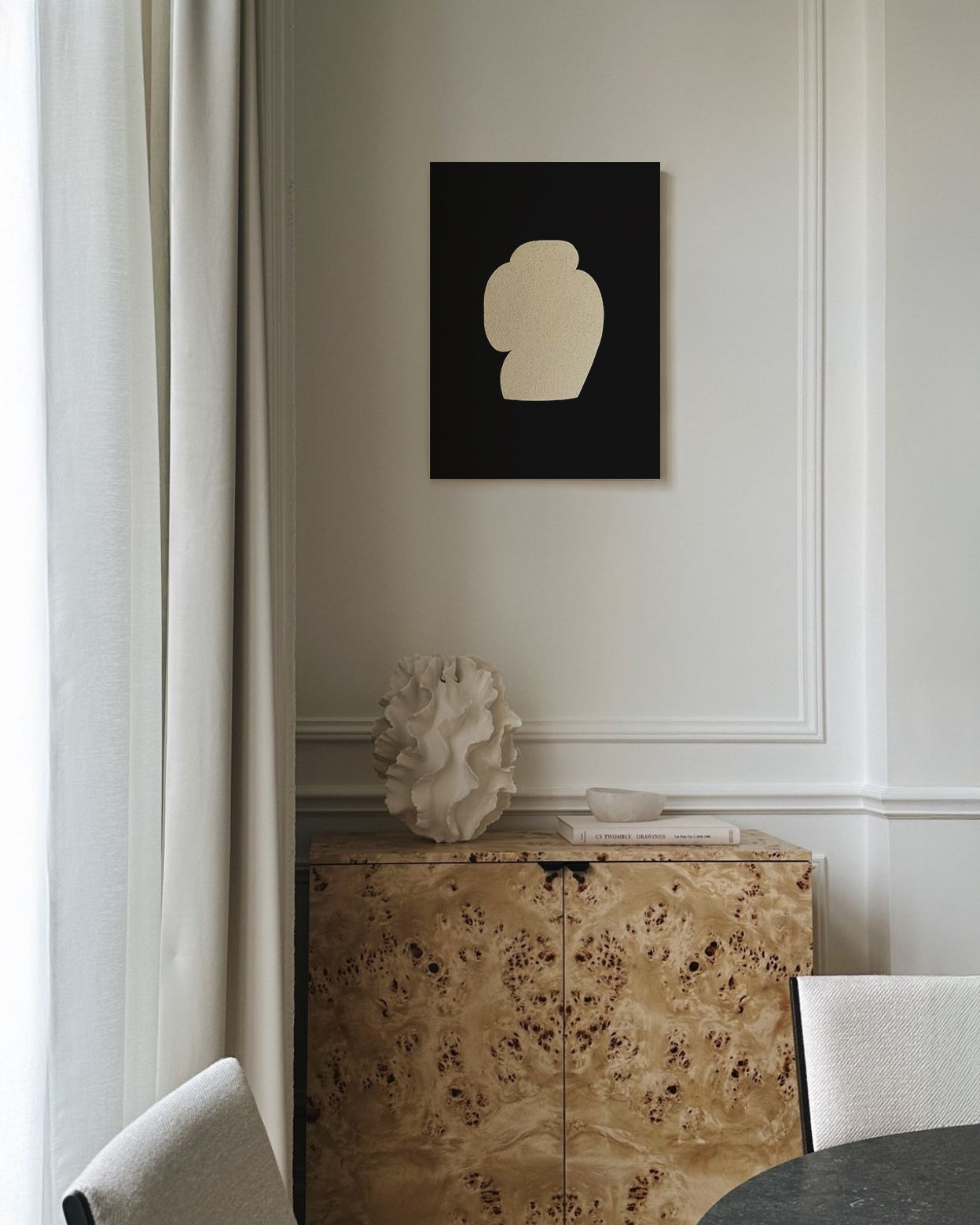 artist anna pepe, forn studio, abstract painting, small art work, female abstract form