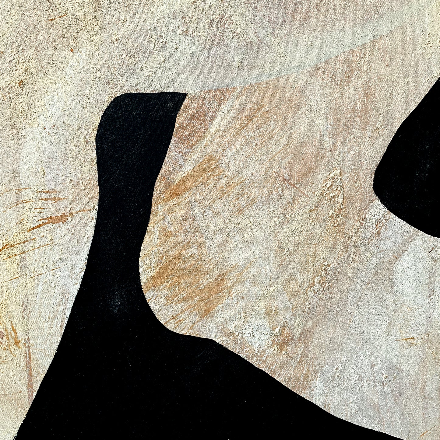 large canvas, acrylic on canvas, oversized wall art, abstract art, Anna Pepe, forn Studio