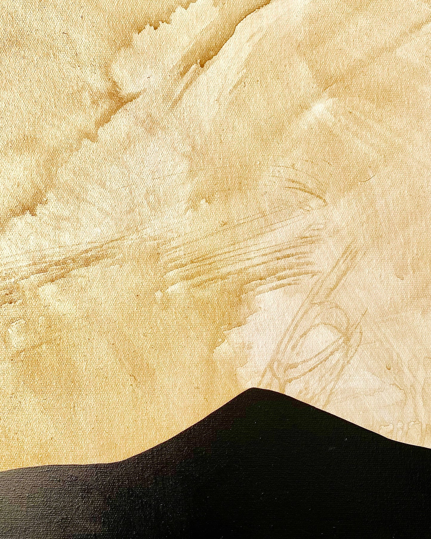 large canvas, acrylic on canvas, oversized wall art, abstract art, Anna Pepe, forn Studio