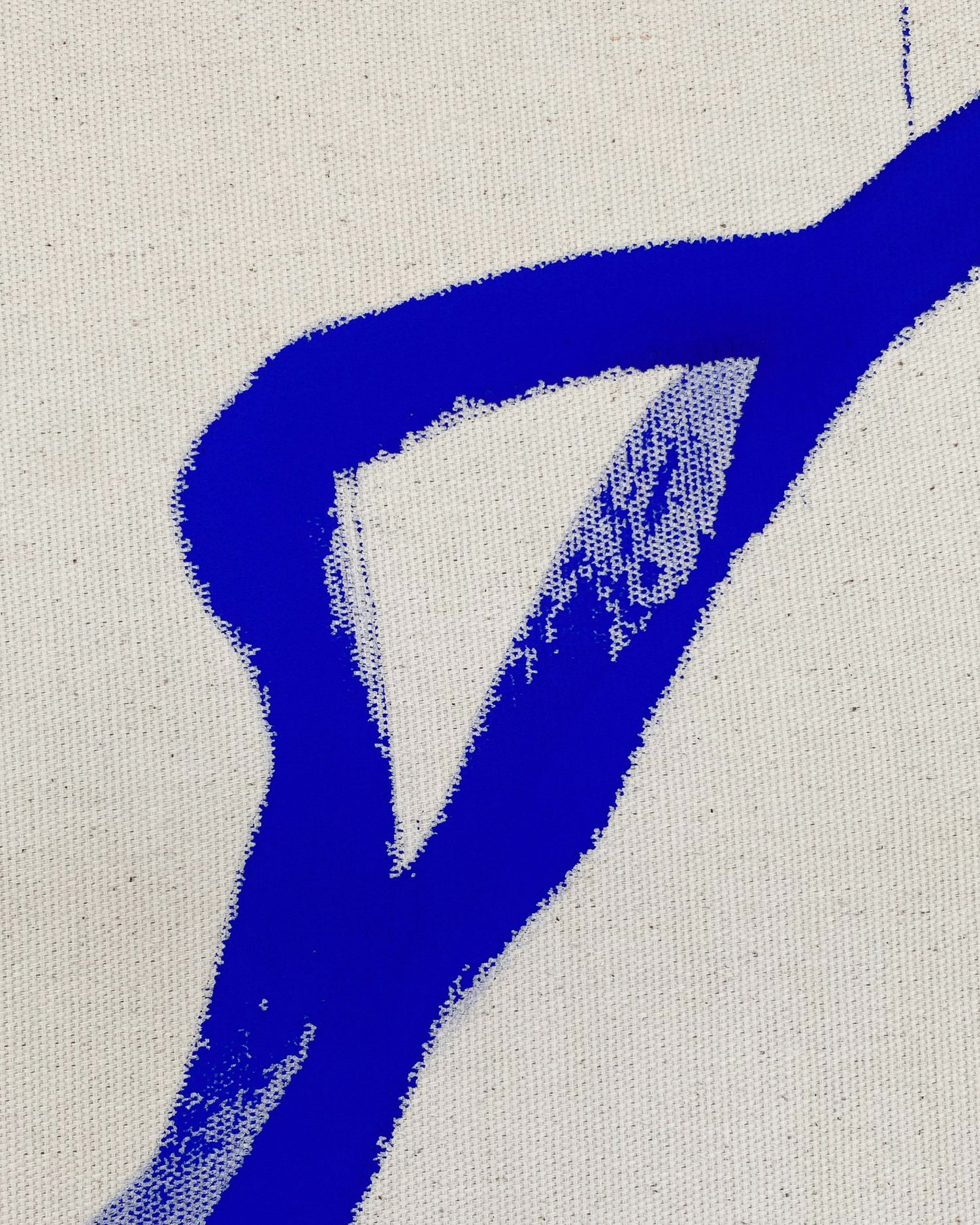 large canvas, acrylic on canvas, oversized wall art, abstract art, Anna Pepe, forn Studio