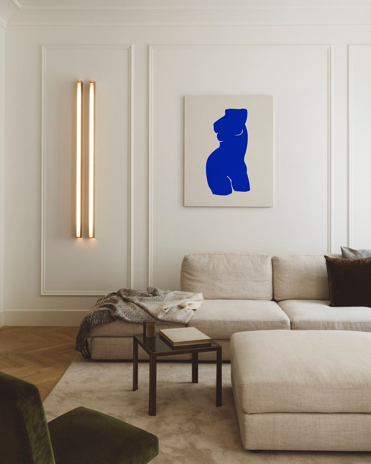 large canvas, acrylic on canvas, oversized wall art, abstract art, Anna Pepe, forn Studio
