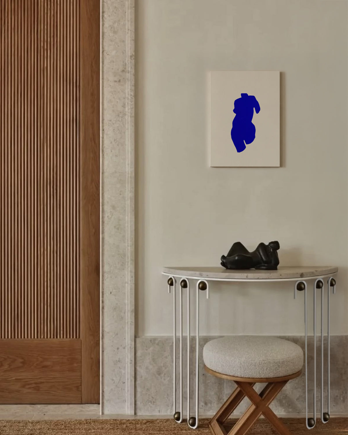 artist anna pepe, forn studio, abstract painting, small art work, female abstract form