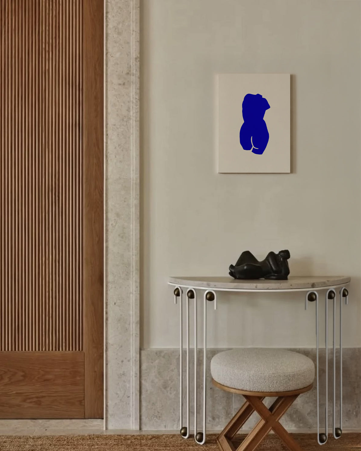 artist anna pepe, forn studio, abstract painting, small art work, female abstract form