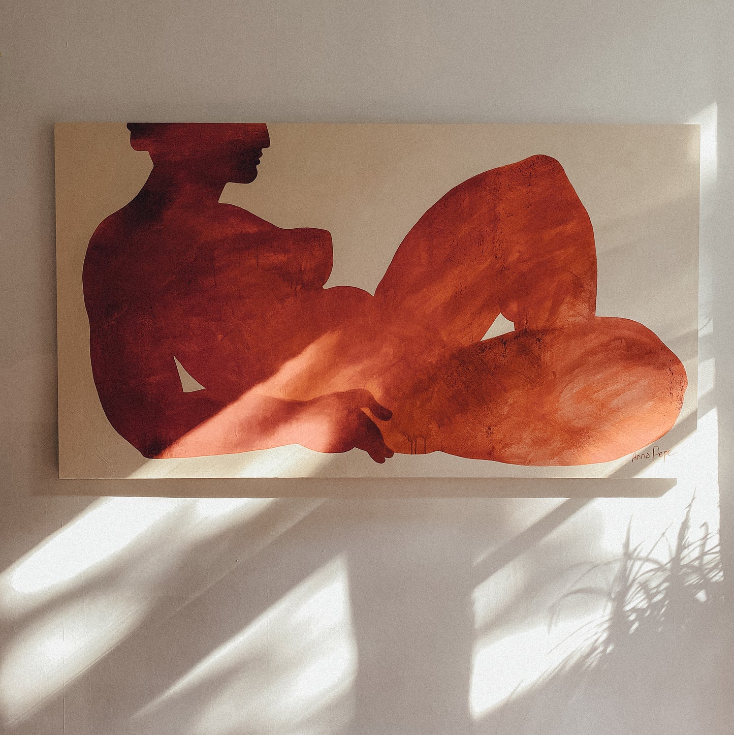 Resting Warrior, 67"x35"
