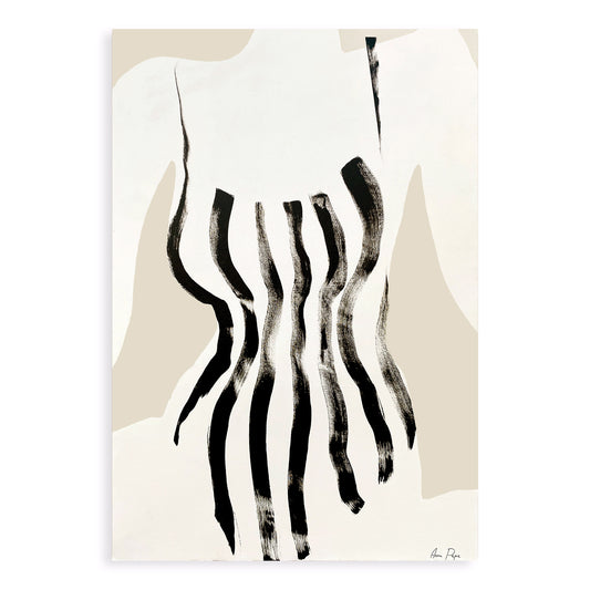 abstract form, acrylic on canvas, large oversize artwok, anna pepe, forn studio