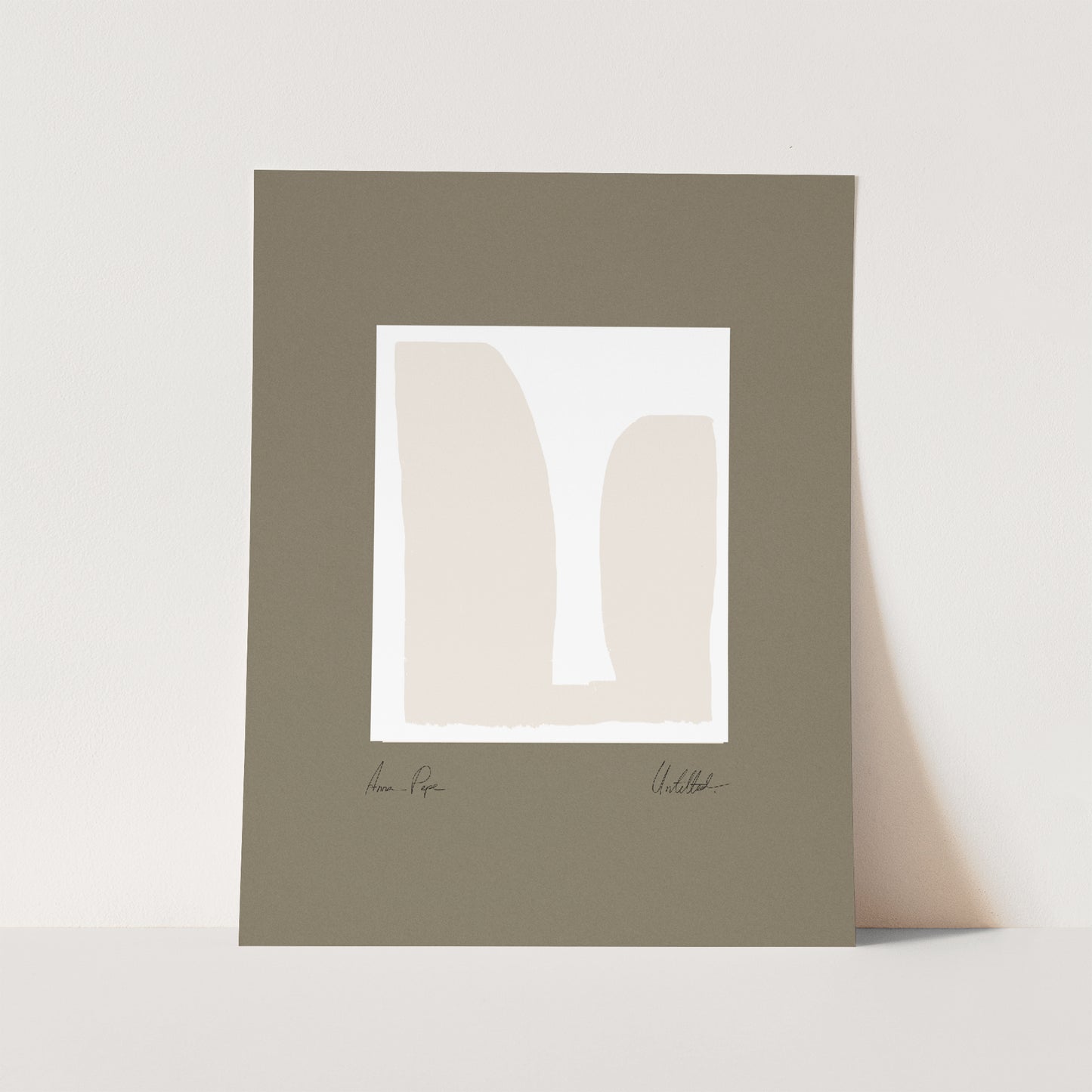 Abstract forms. 01 | Framed Print | Anna Pepe x forn Studio